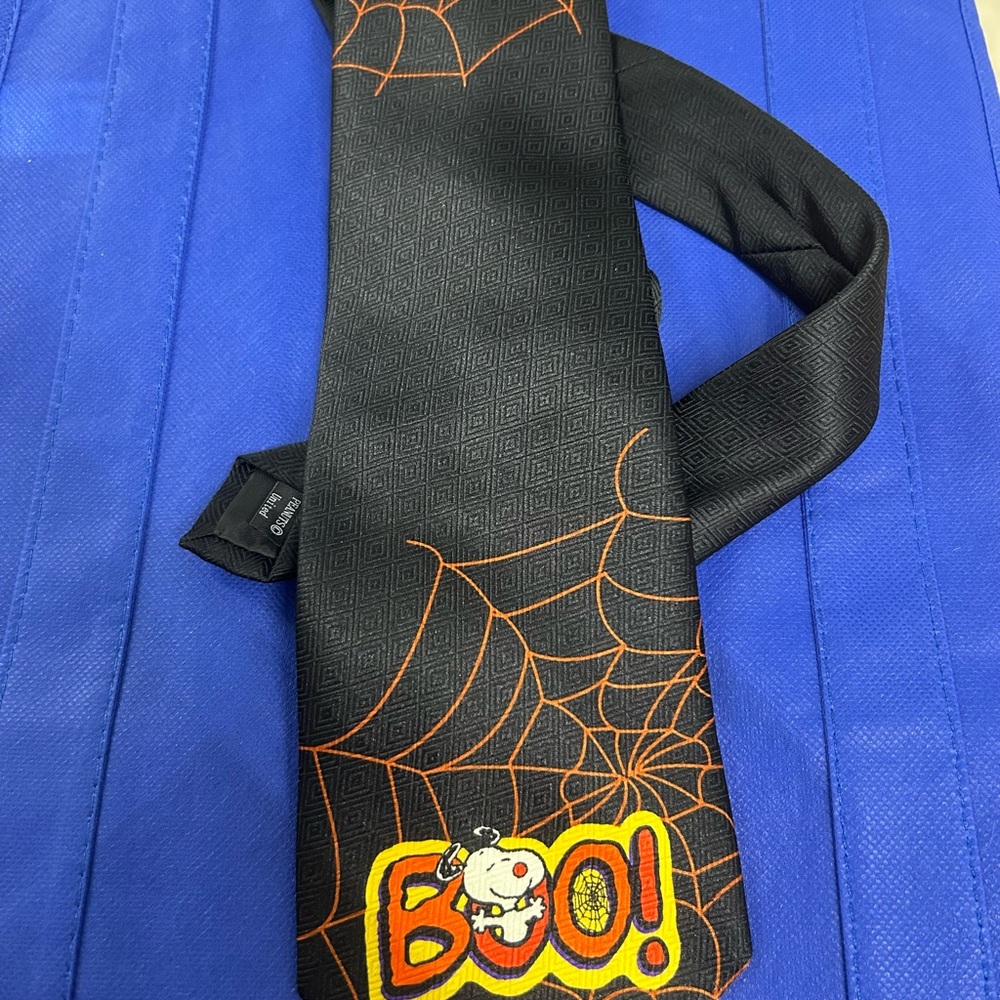 SNOOPY HALLOWEEN Neck Tie - BOO!